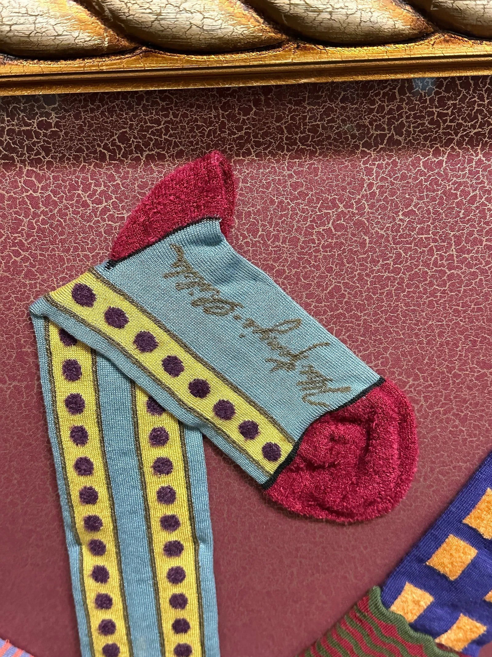 MACKENZIE-CHILDS CUSTOM FRAMED SOCKS - 3