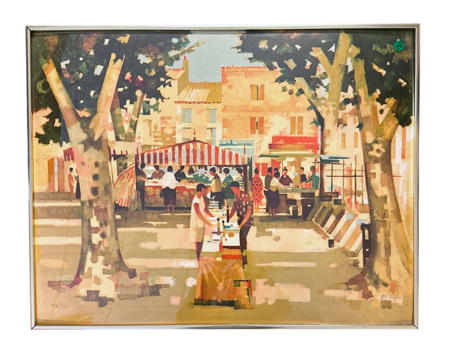 MARCEL DEPRE MARCHE EN PROVENCE LTD ED: Marcel Depre (French, 1919 - 1990) "Marche En Provence" Limited edition Lithograph on arches paper. Signed and numbered in pencil, Measures 21 1/2"x27 1/2"x1". Weight 6 lbs **In house shipping