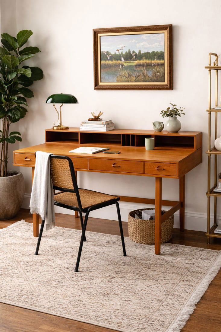 ICONIC MCM DANISH PETER LOVIG NIELSEN FLIP TOP DESK - 2