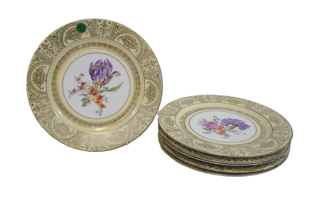 6 VINTAGE TIRSCHENREUTH DINNER PLATE (1 of 4)