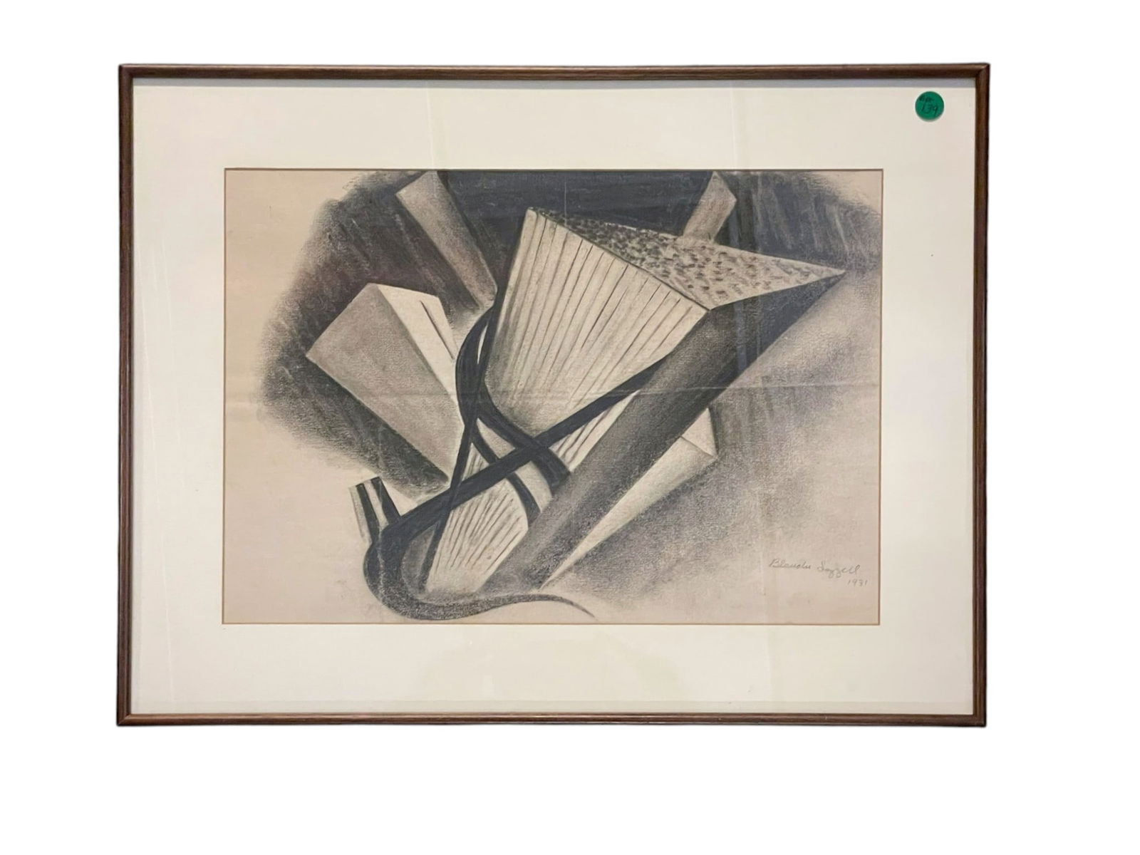 BLANCHE LAZZELL (1878-1956) ORIGINAL CHARCOAL (1 of 4)