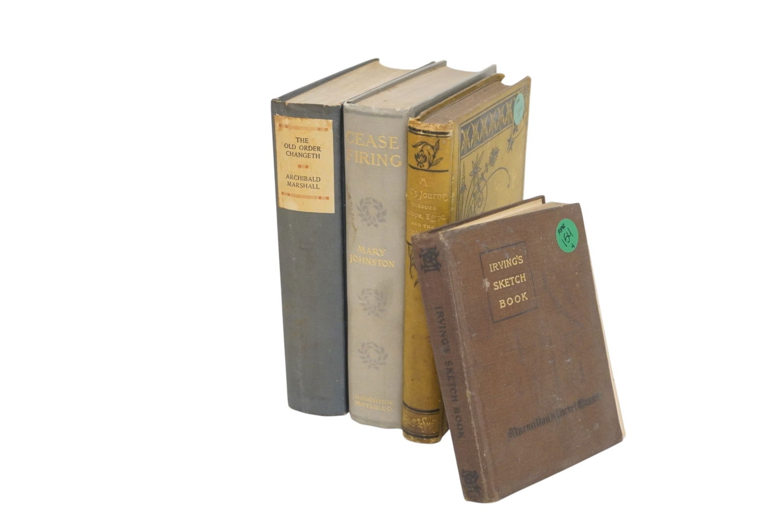 LOT OF ANTIQUE BOOKS - 4 PIECES (1 of 3)