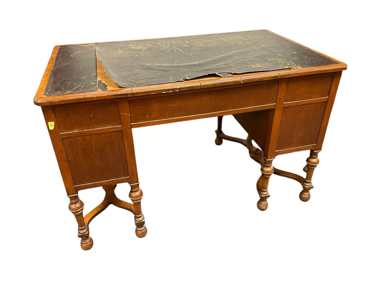 ENGLISH HOWARD & SONS BURR WALNUT DESK - 8