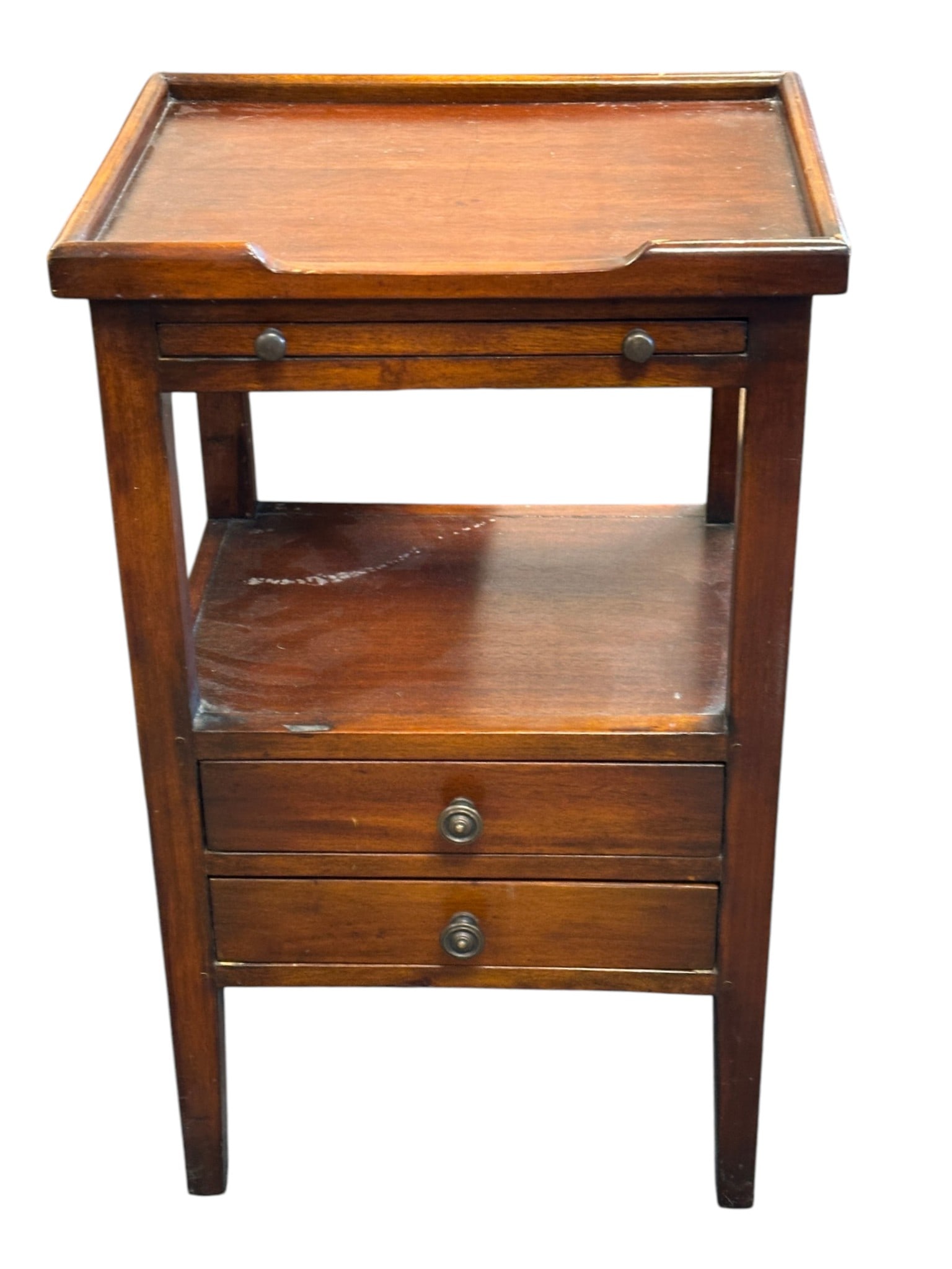 VINTAGE 2 DRAWER NIGHTSTAND (1 of 2)