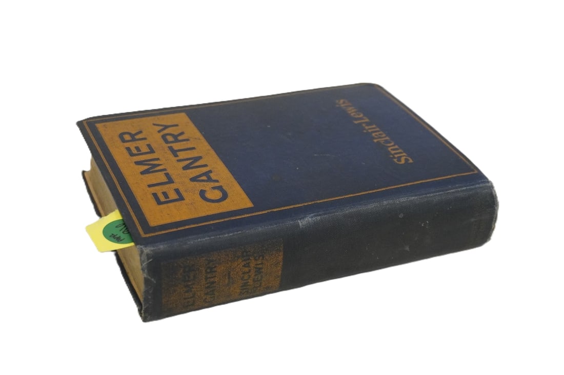 FIRST 1927 EDITION OF "ELMER GANTRY" BY SINCLAIR LEWIS: First Edition of "Elmer Gantry" by Sinclair Lewis. Published in 1927 by Harcourt, Brace, and Company in New York. Measures approx. 5.5" x 7.5 x 2" and weighs 1 lb 2 oz. **In house shipping available o