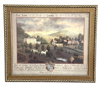 FAIRLAWN COUNTY OF LINCOLN FRAMED PRINT BY S. BENDER