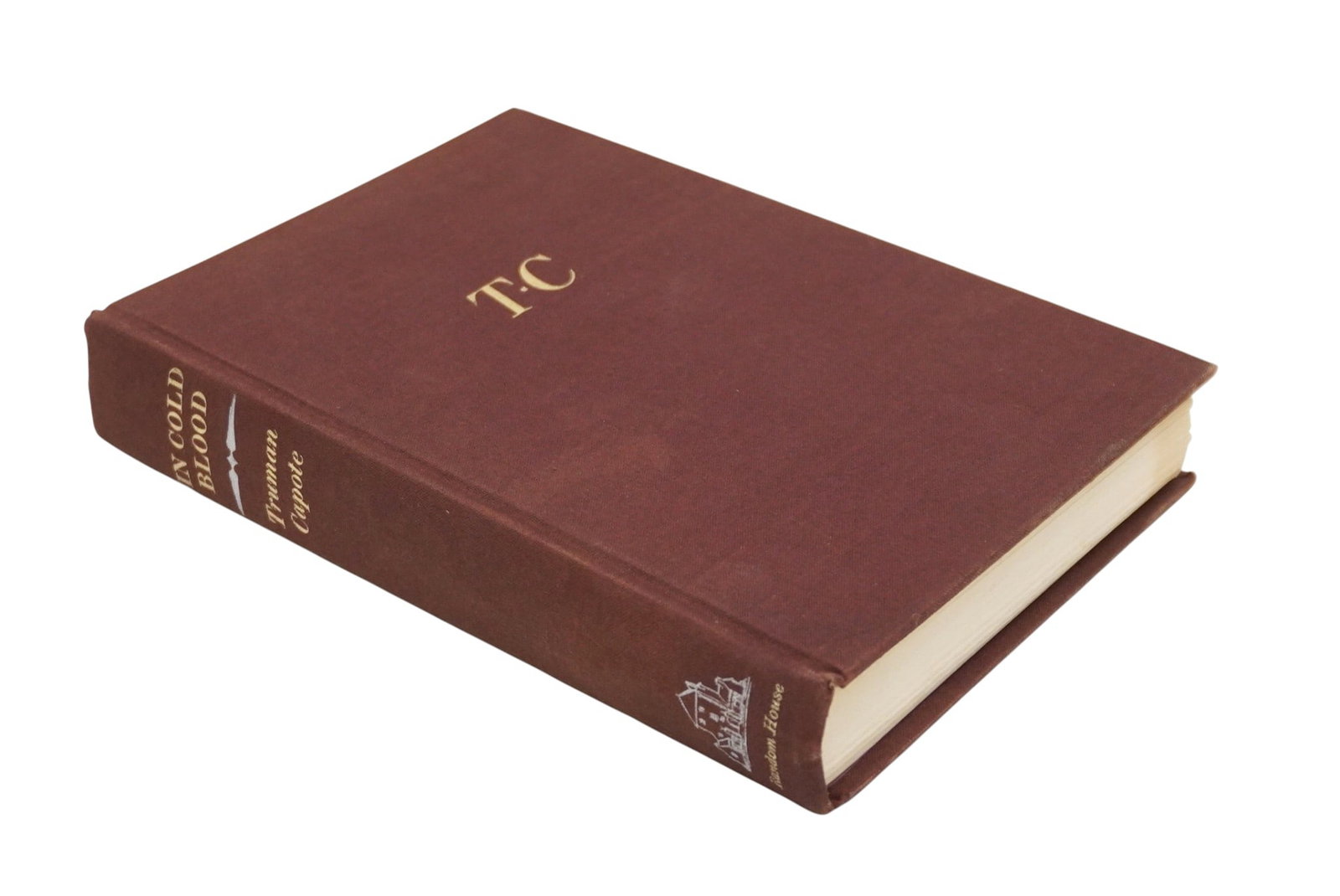 TRUMAN CAPOTE SIGNED FIRST EDITION IN COLD BLOOD: Truman Capote autographed In Cold Blood. c.1965 Random House, NY. Stated First Printing. Signed on title page. Very good condition, no dust jacket. Measures 8 1/2"x6"x1 1/4". Weight 1 lb 5 oz. **In