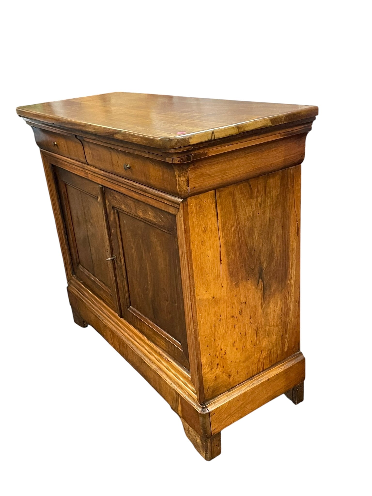 19th c LOUIS PHILIPPE SOLID WALNUT SIDEBOARD - 3