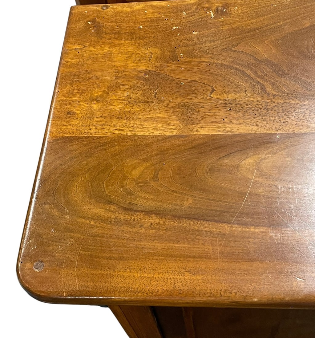 19th c LOUIS PHILIPPE SOLID WALNUT SIDEBOARD - 5