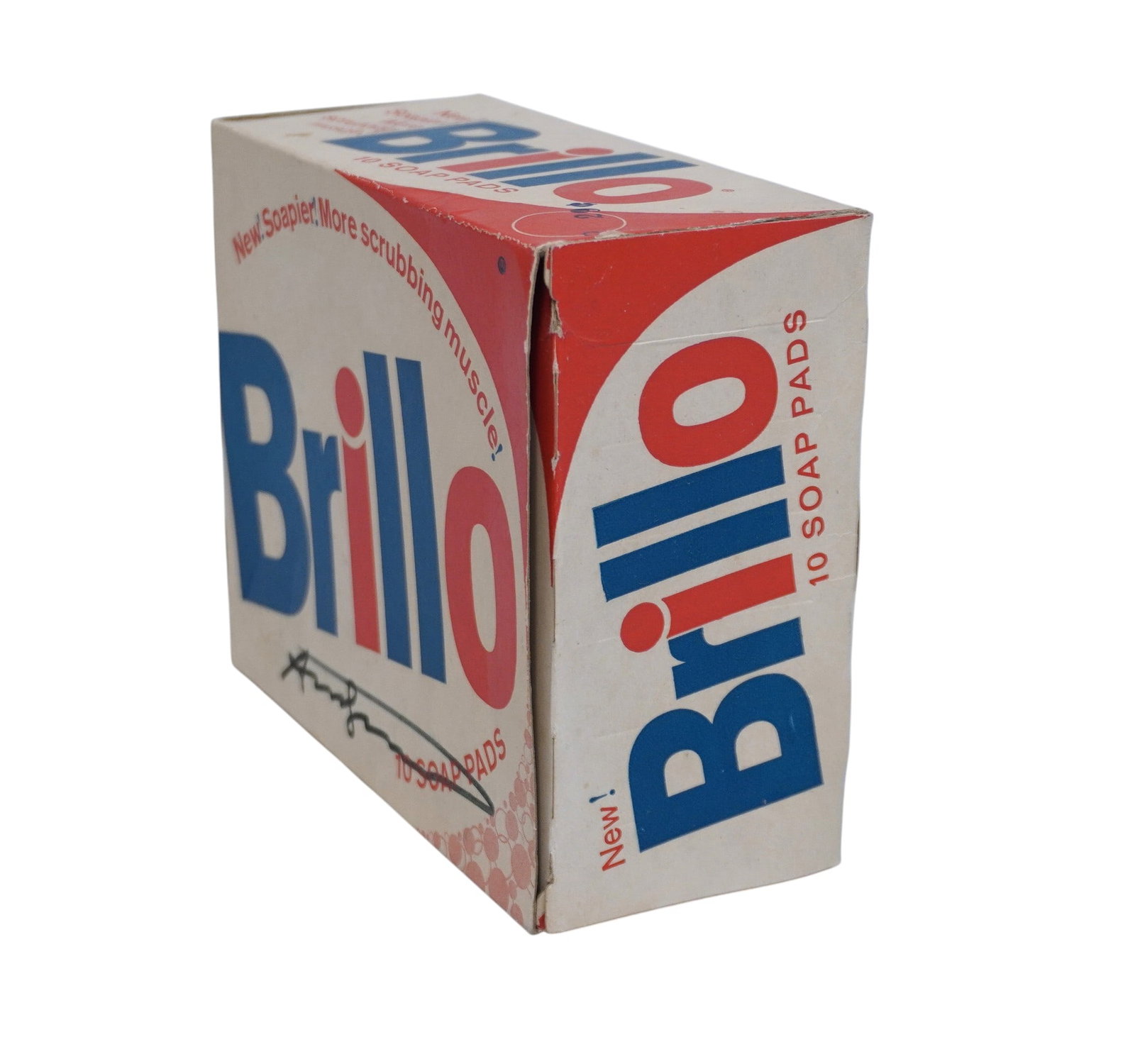 ANDY WARHOL AUTOGRAPHED BRILLO PAD BOX - 2