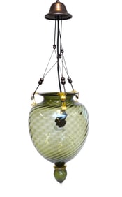 OGGETTI MURANO BLOWN GLASS PENDANT LIGHT