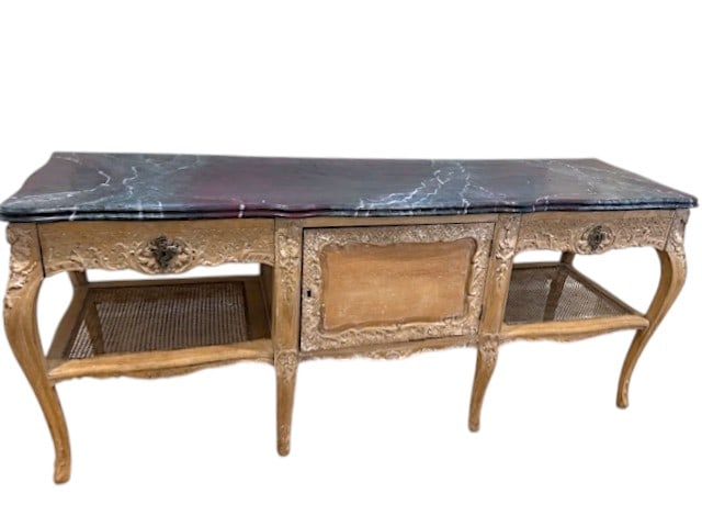 ANTIQUE FRENCH PROVINCIAL CONSOLE (1 of 1)