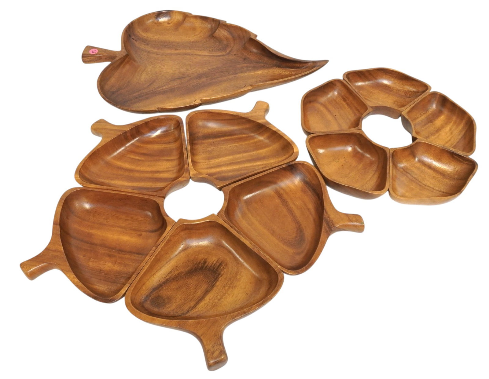 11 PC VINTAGE MCM MONKEY POD BOWLS & TRAY (1 of 4)