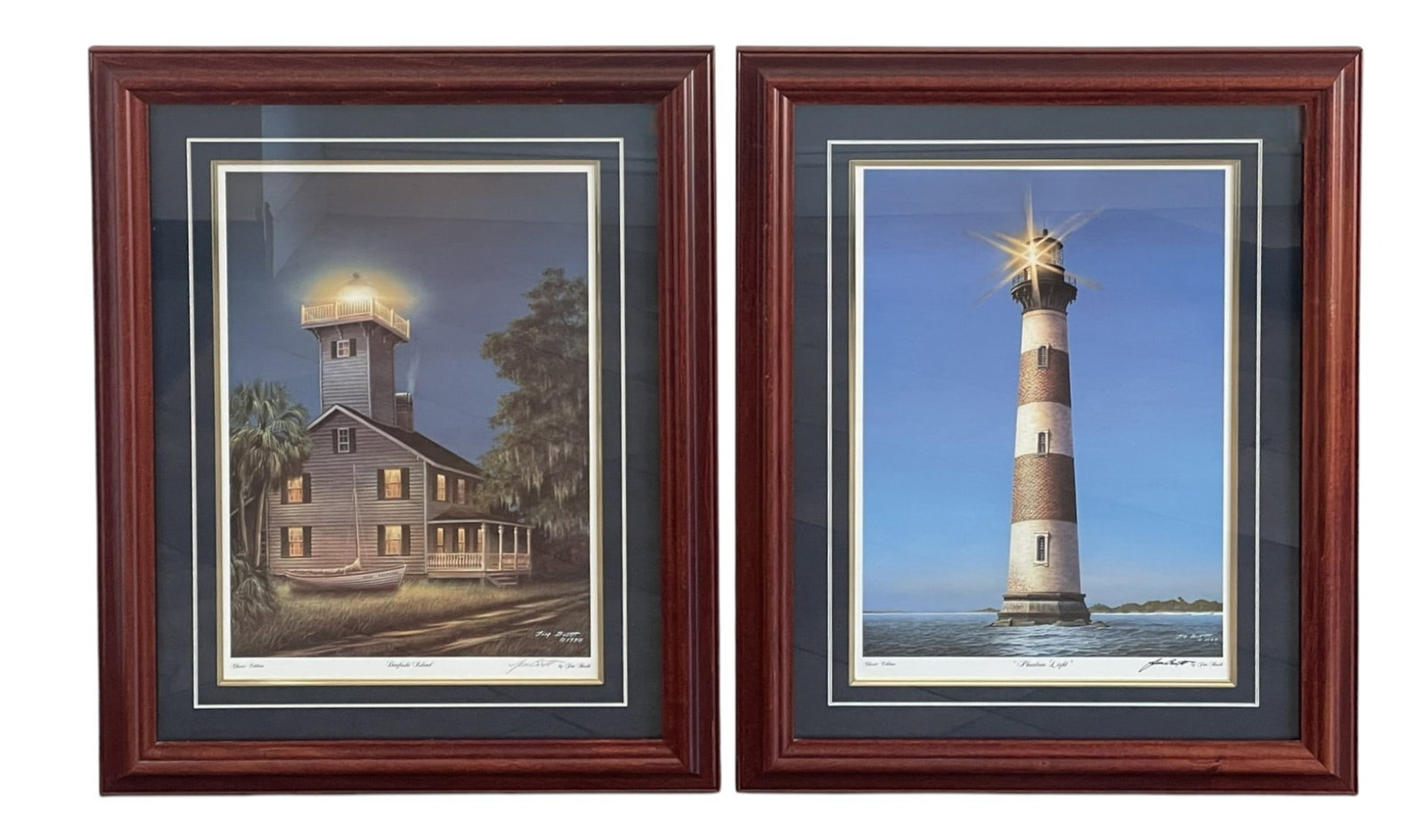 2 VINTAGE JIM BOOTH LIGHTHOUSE CLASSIC EDITION PRINTS (1 of 2)