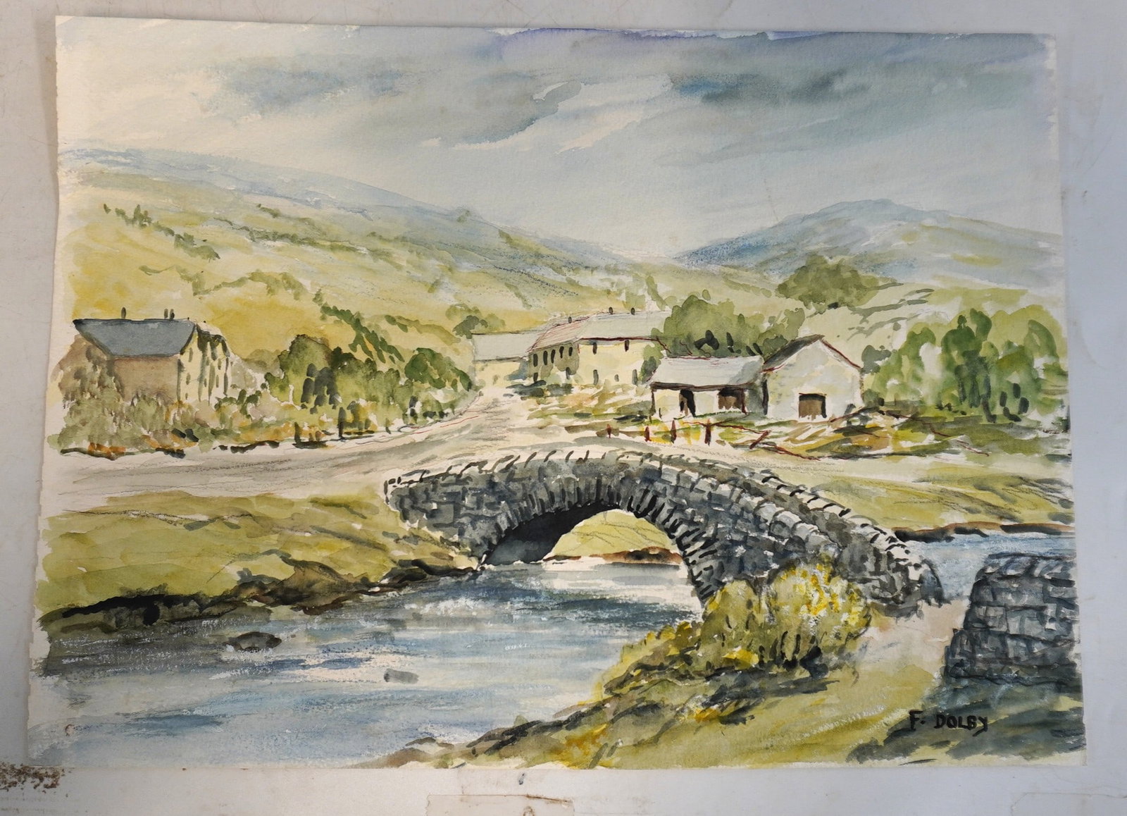 ORIGINAL FAY DOLBY ARTWORK "WATENDLATH" (1 of 2)