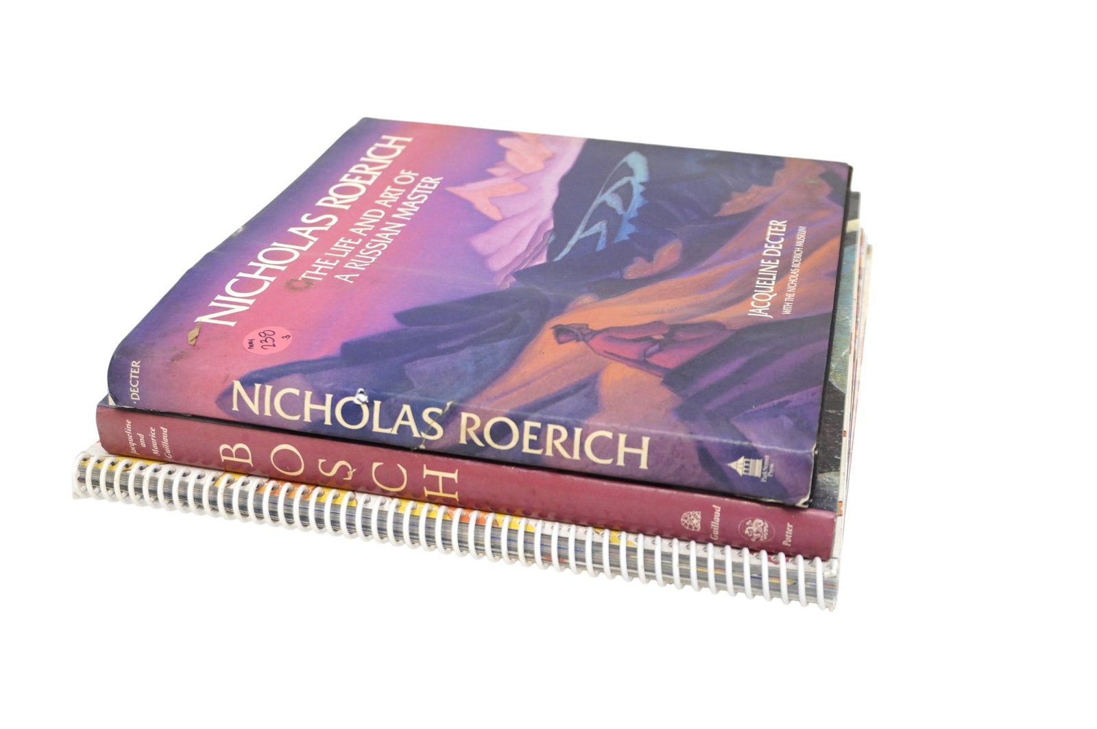 3 ART BOOKS - NICHOLAS ROERICH, TOM HORMEL, AND BOSCH (1 of 11)