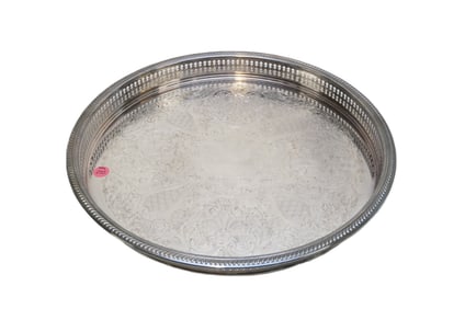 NEWPORT BY GORHAM SILVERPLATE GALLERY SERVING TRAY
