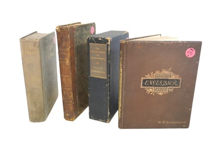 4 ANTIQUE BOOKS - LONGFELLOW, MARY JOHNSTON, ETC.
