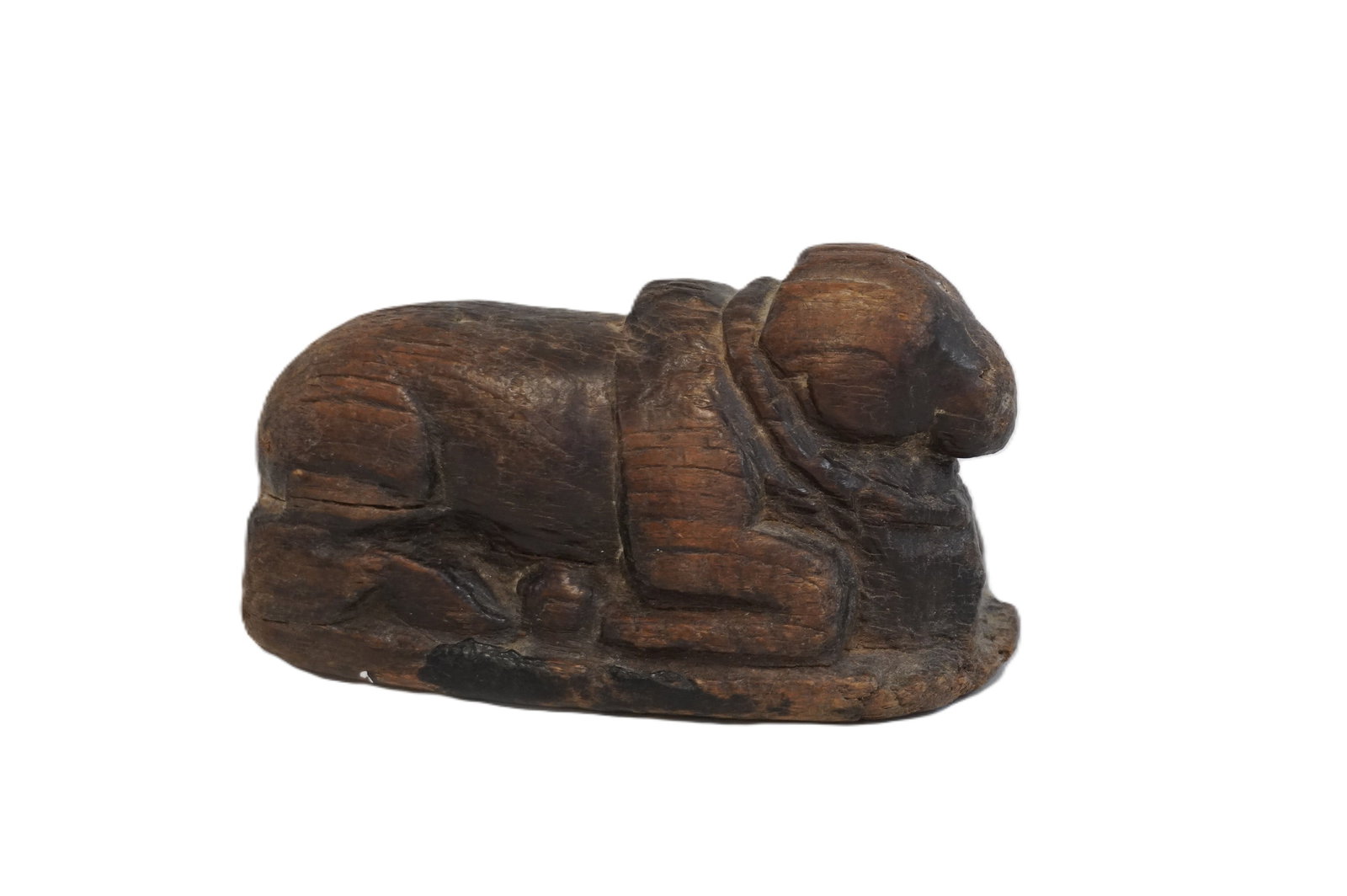 PRIMITIVE RAM WOOD CARVING (1 of 4)