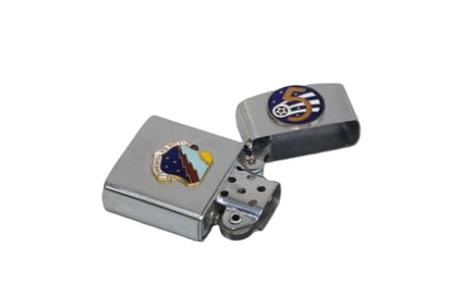 USAF 1961 OFFICERS' OPEN MESS YOKOTA AIR BASE LIGHTER