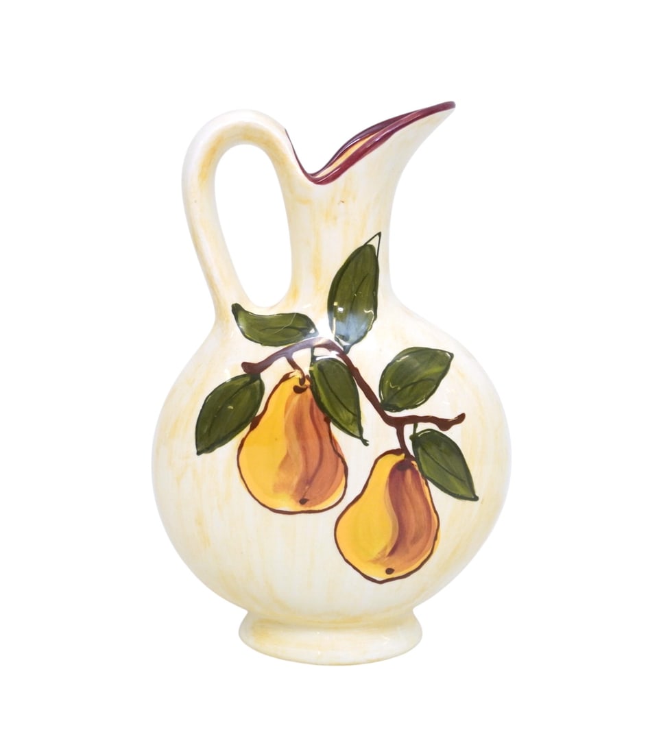 HAND PAINTED CERAMIC WINE EWER STONEGATE WINERY (1 of 4)