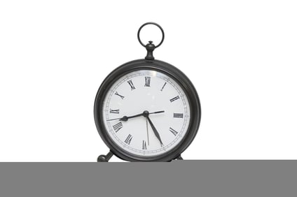 POTTERY BARN POCKET WATCH STYLE ALARM CLOCK