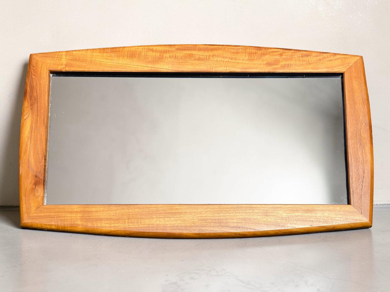 MID-CENTURY DANISH TEAK WALL MIRROR (1 of 3)