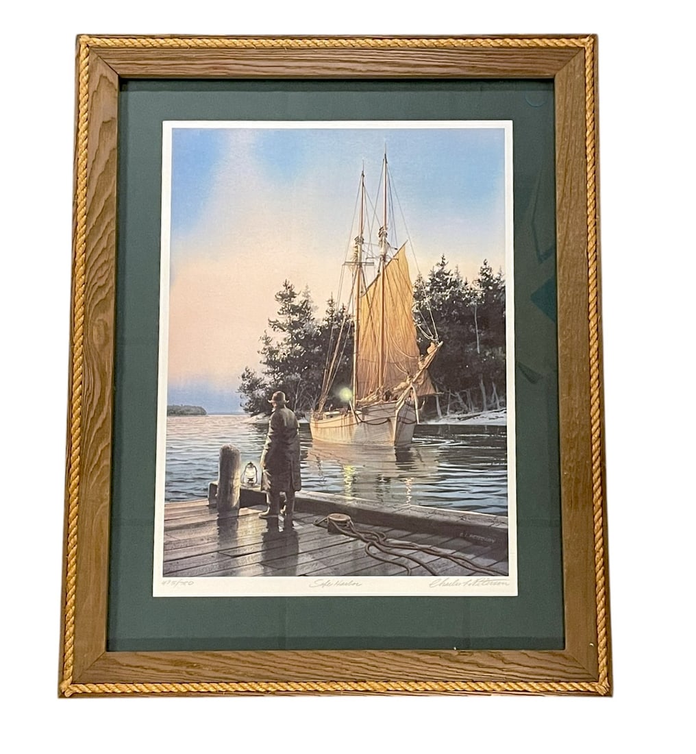 CHARLES PETERSON "SAFE HARBOR" LIMITED EDITION FRAMED (1 of 5)