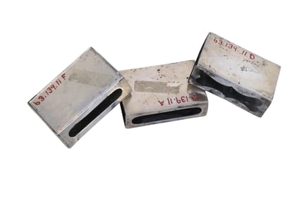 3 VINTAGE TIFFANY STERLING SILVER MATCHBOX COVERS
