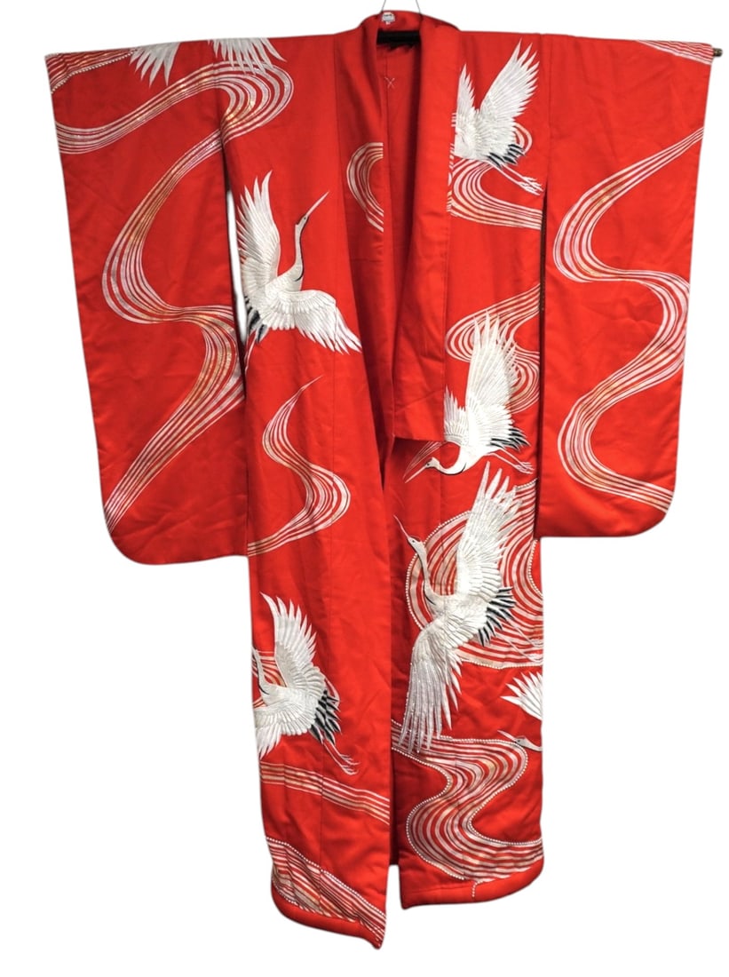 ORIGINAL EXQUISITE SILK JAPANESE WEDDING KIMONO (1 of 8)