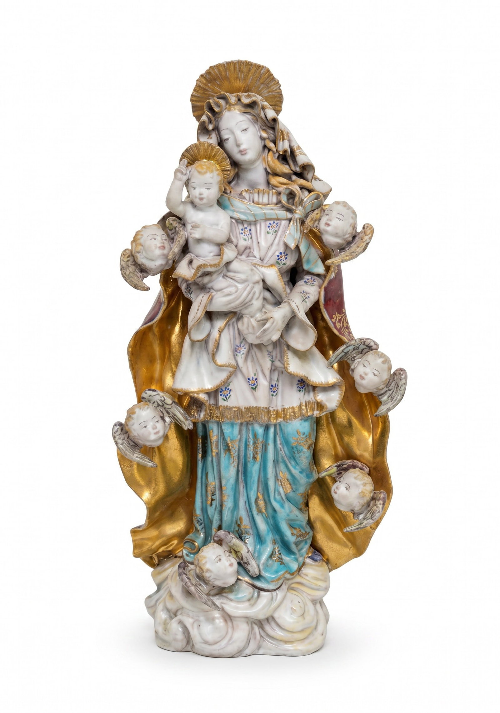EUGENIO PATTARINO TERRACOTTA MADONNA SCULPTURE (1 of 9)
