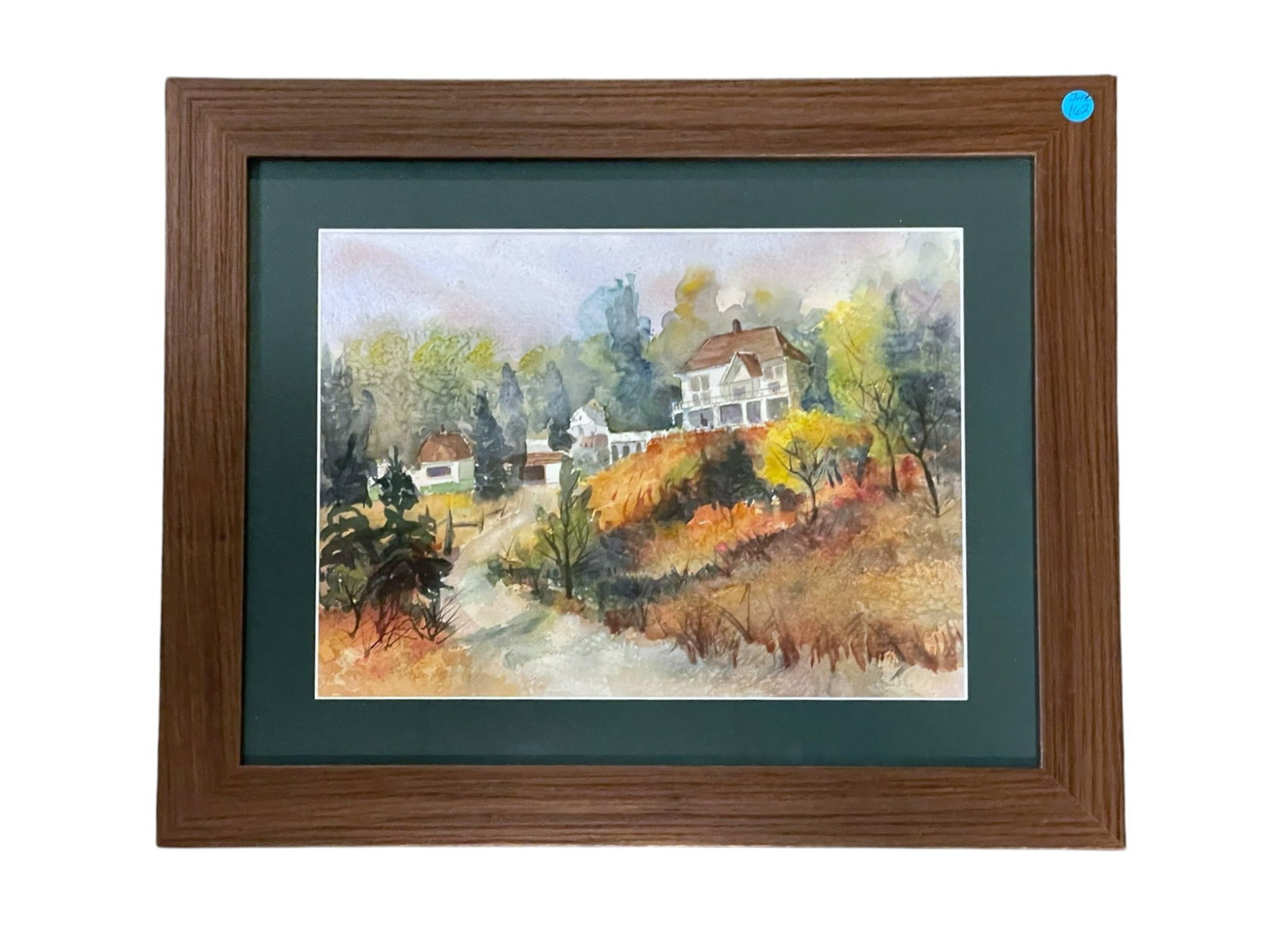 ORIGINAL WATERCOLOR BRITISH COLUMBIA OKANAGAN VALLEY (1 of 3)