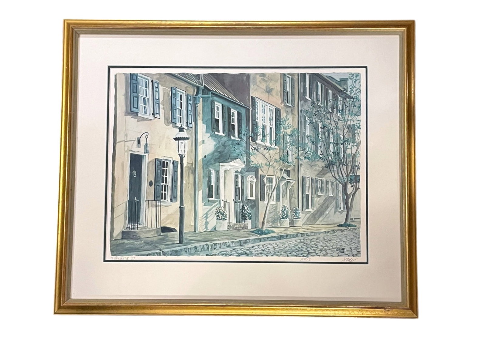 VINTAGE FRAMED LIMITED EDITION PRINT CHALMERS STREET (1 of 3)