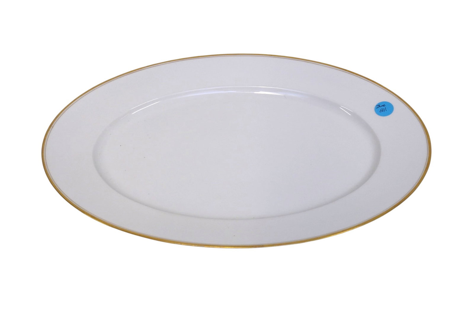 LARGE VICTORIA AUSTRIA SERVING PLATTER WHITE W GOLD (1 of 2)