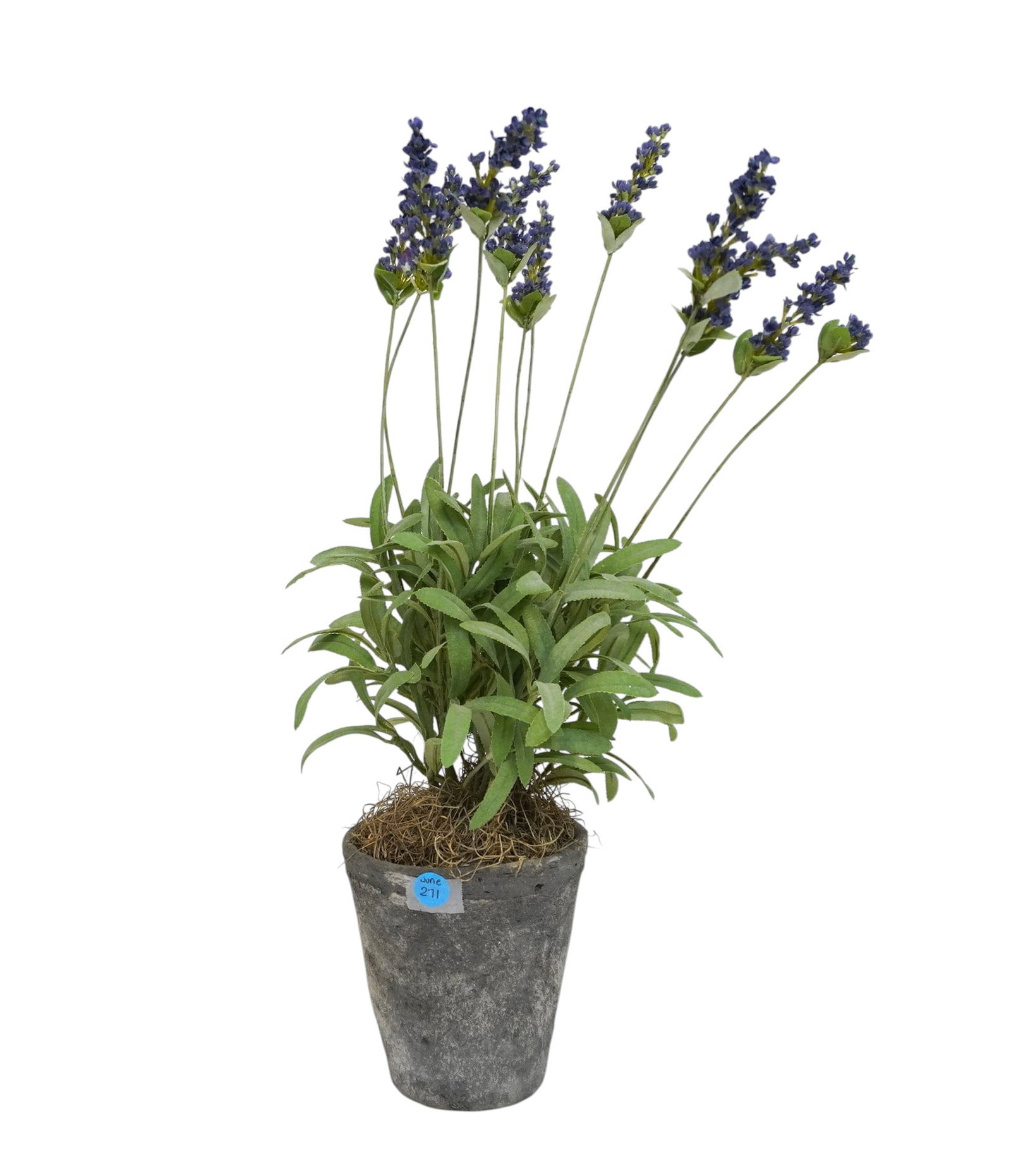 DECORATIVE FAUX LAVENDER IN CLAY POT (1 of 1)