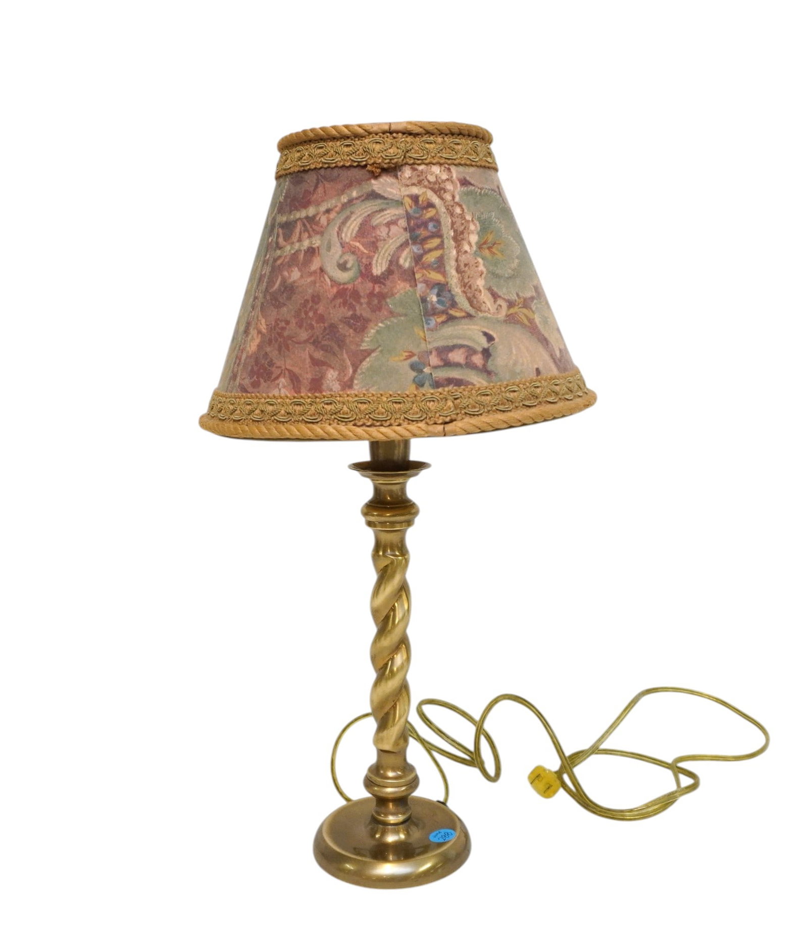 VINTAGE BARLEY TWIST TABLE LAMP (1 of 6)