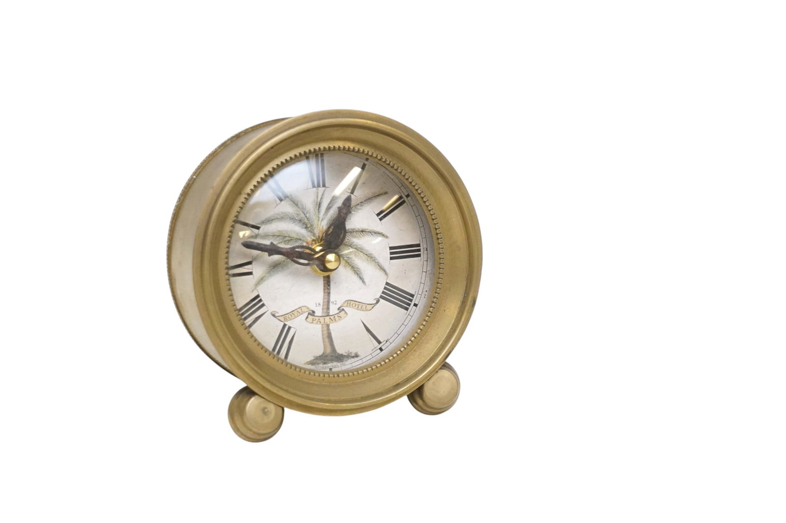 VINTAGE ERNEST HEMINGWAY COLLECTION BRASS CLOCK (1 of 6)