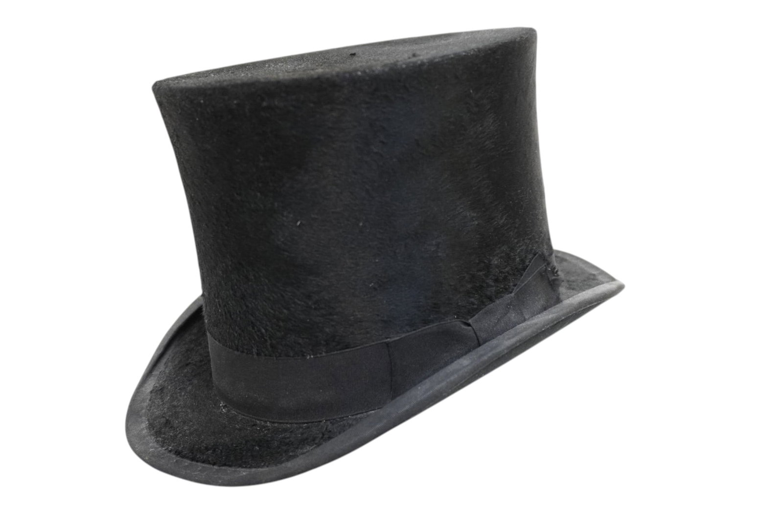 ANTIQUE BEAVER FUR TOP HAT (1 of 6)