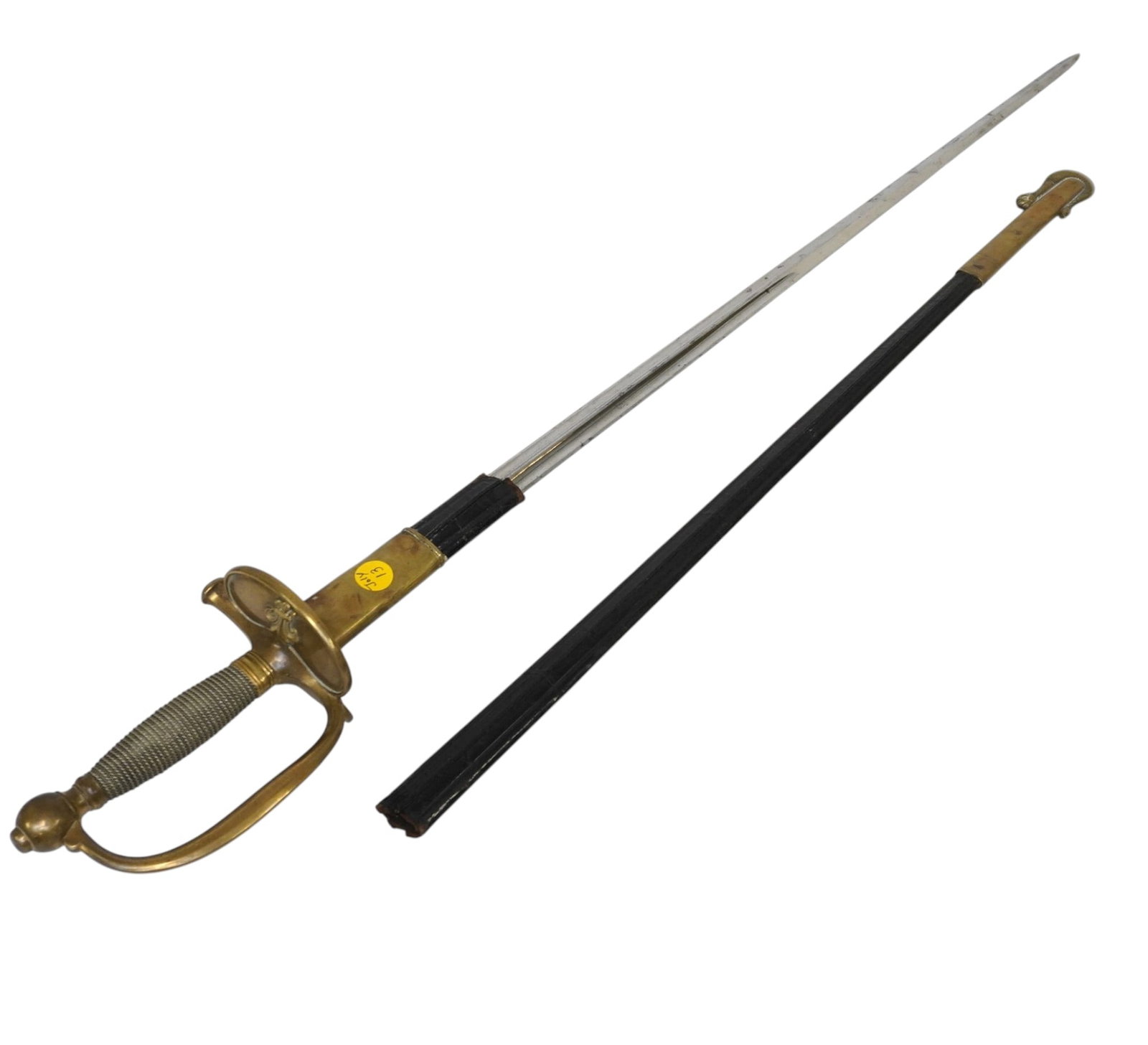 ANTIQUE 19TH C FRENCH OFFICERS SWORD (1 of 9)