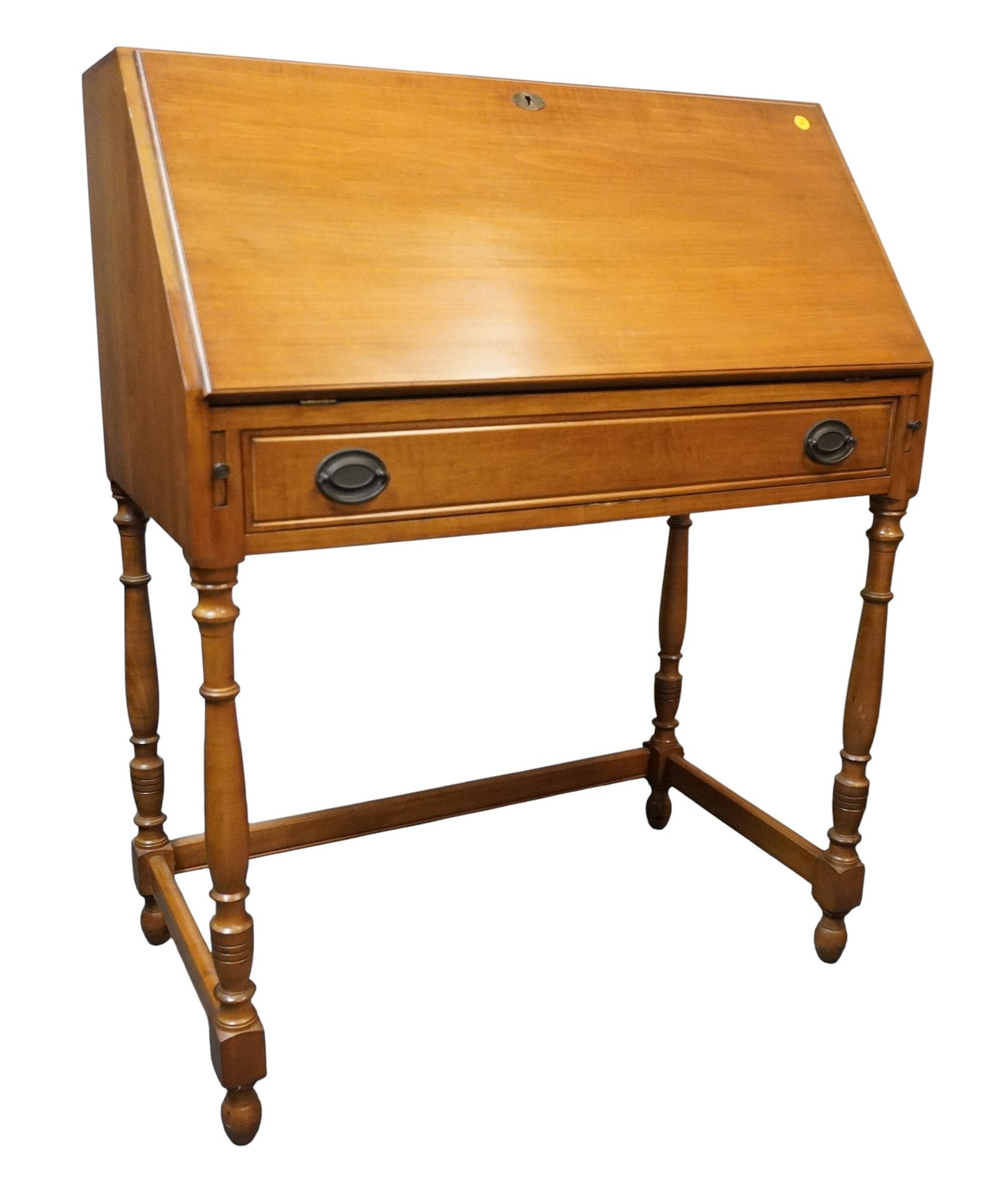 VINTAGE SMALL SLANT TOP SECRETARY DESK (1 of 7)