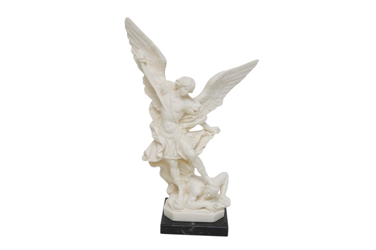 A SANTINI ITALIAN ARCHANGEL MICHAEL SCULPTURE (1 of 7)