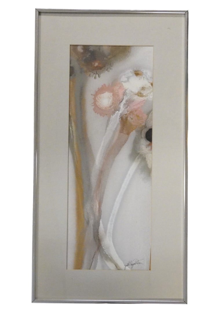 MIXED MEDIA FLORAL ABSTRACT JUDY RATTNER (1 of 4)