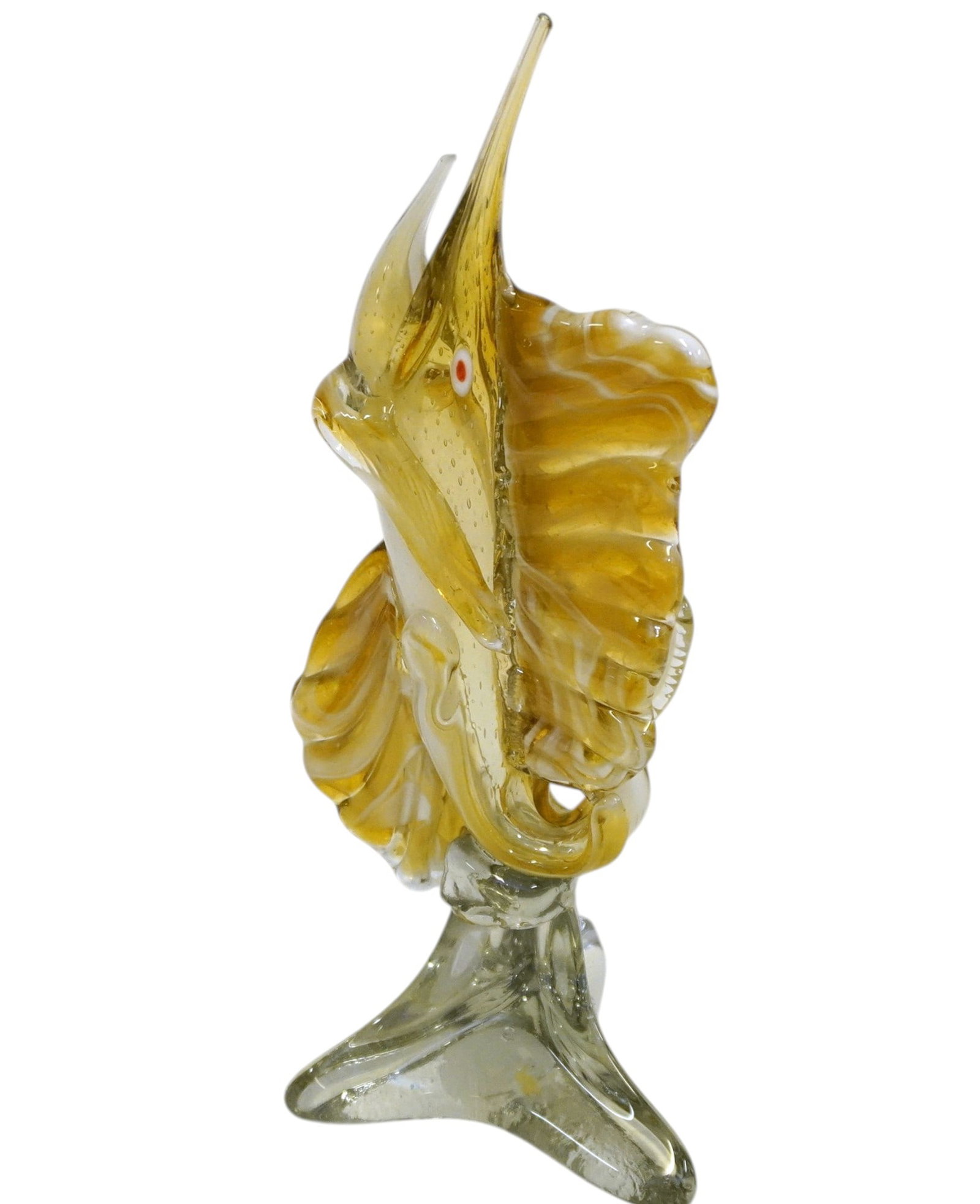 LARGE MID CENTURY HAND BLOWN MURANO GLASS SWORDFISH (1 of 7)