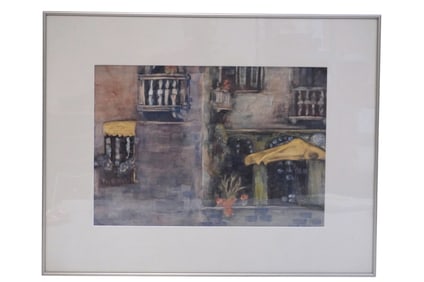 ORIGINAL WATERCOLOR CAPTURED IN VENICE - POLLY RICHARDSON