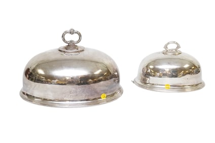 2 ENGLISH JAMES DIXON & SONS MEAT DOMES