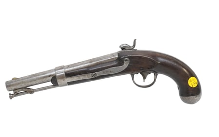 A. H. WATERS US Model 1837 CONVERTED PERCUSSION PISTOL
