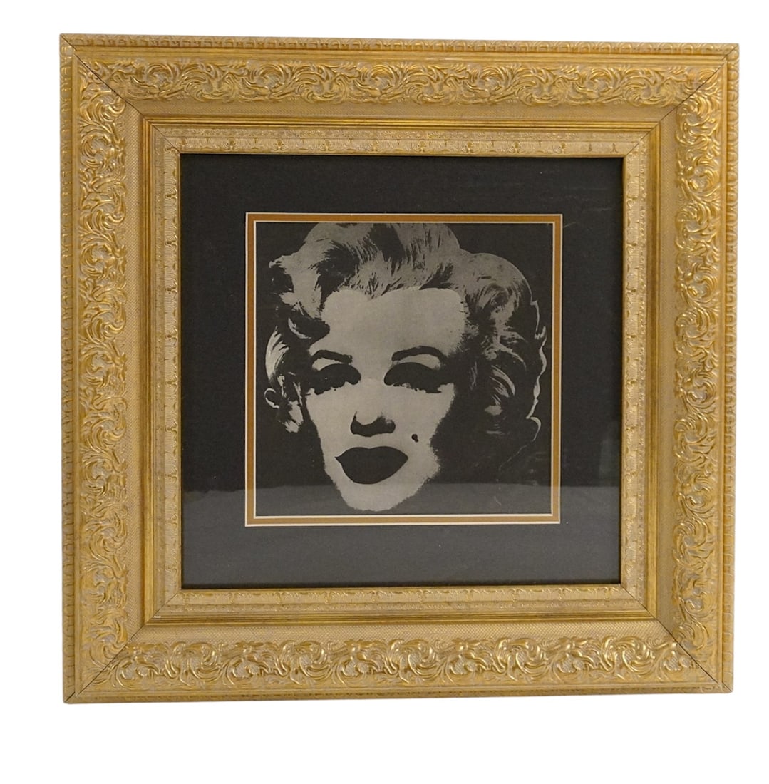 ANDY WARHOL MARILYN MONROE 1979 LITHO W COA (1 of 3)