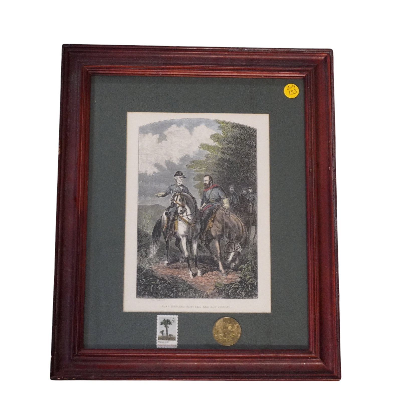 LAST MEETING BETWEEN LEE & JACKSON COLOR ENGRAVING (1 of 5)