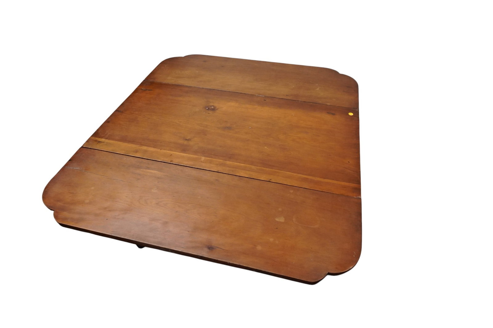 ANTIQUE SHERATON STYLE CHERRY DROP LEAF DINING TABLE - 3