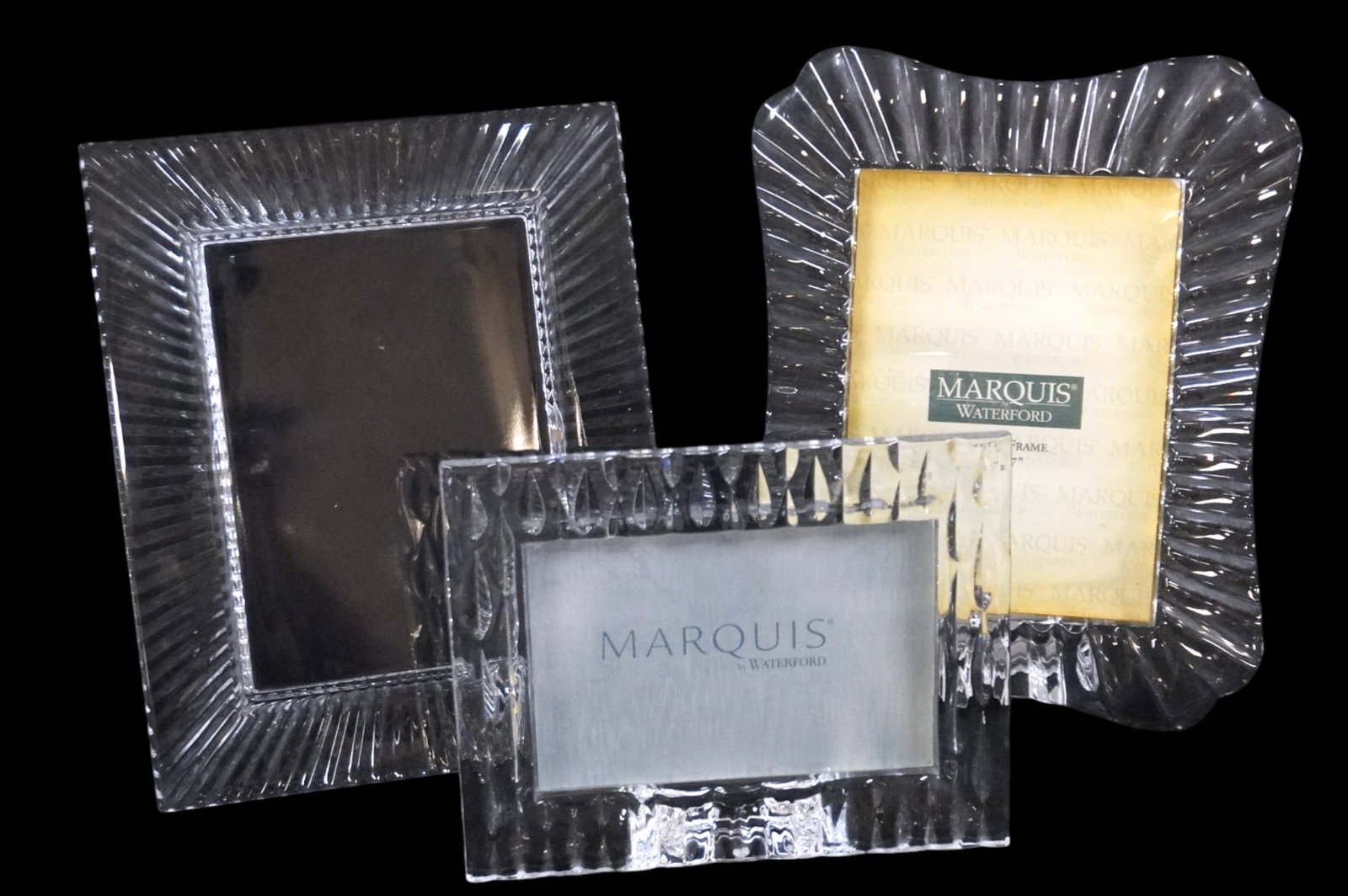 3 WATERFORD CRYSTAL PICTURE FRAMES (1 of 4)